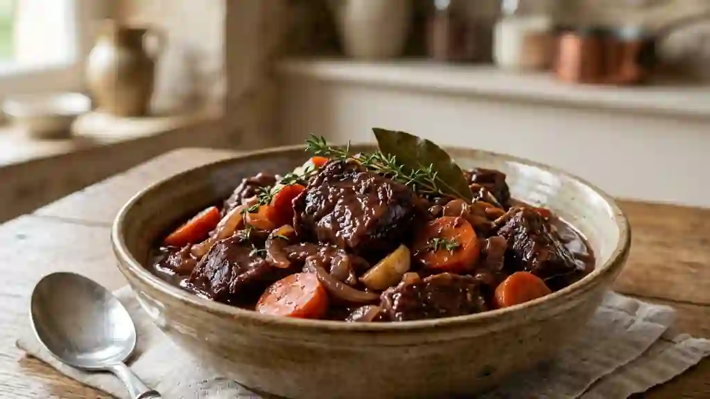 Daube de la Saint-André fondante au vin rouge - Photo de présentation
