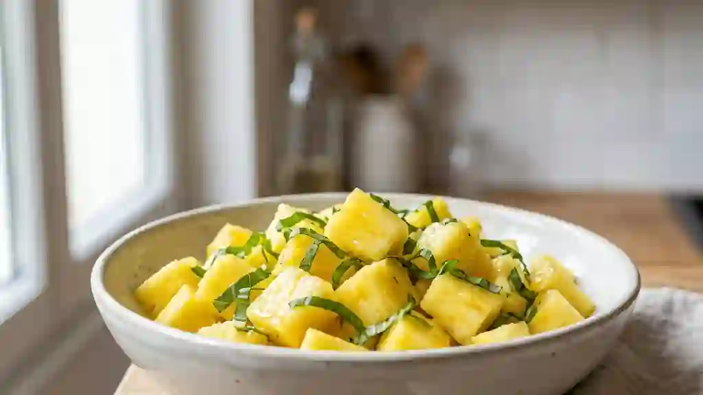 Ananas Juteux au Basilic et Citron Vert - Photo de présentation