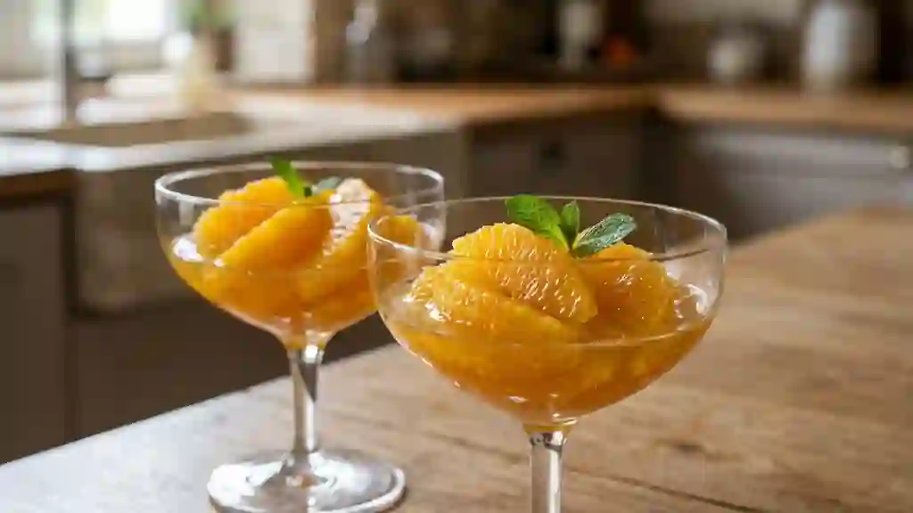 Suprêmes d'oranges fondants au Grand Marnier - Photo de présentation
