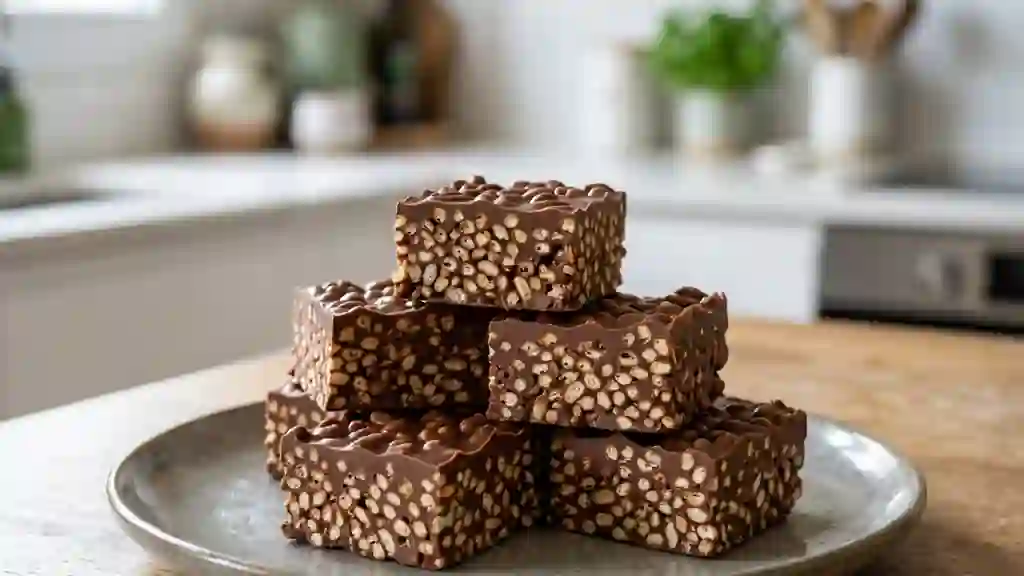 Riz soufflé chocolaté au craquant irrésistible - Photo de présentation