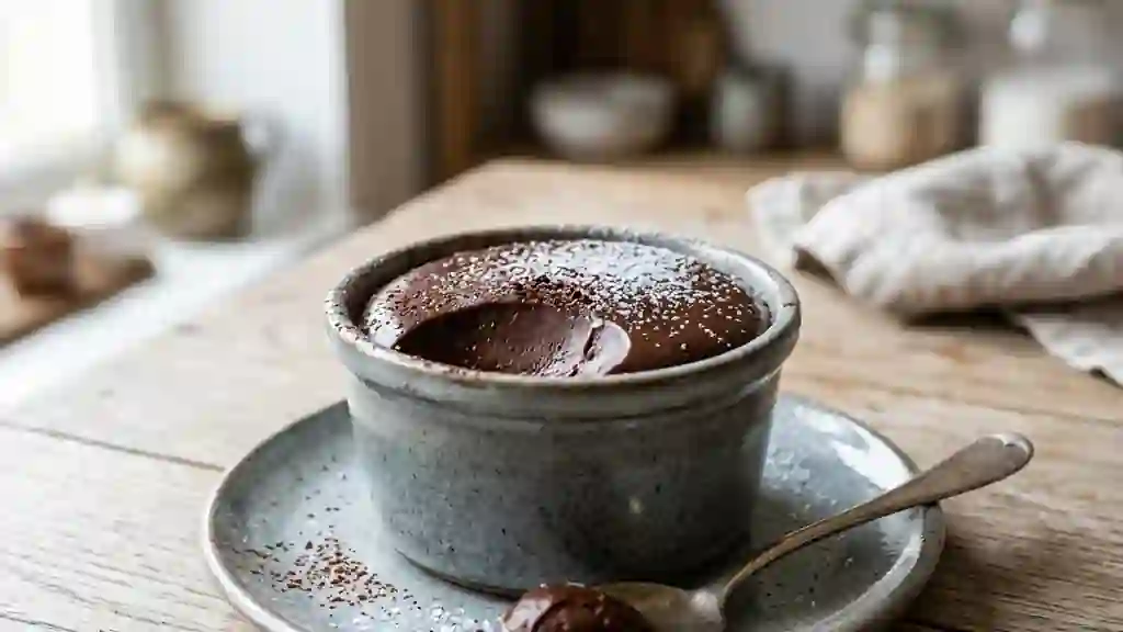 Délice fondant chocolat noir, rhum et truffe - Photo de présentation