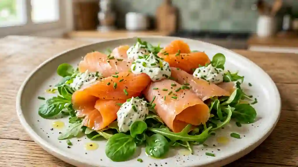 Duo de poissons fumés et crème citronnée - Photo de présentation