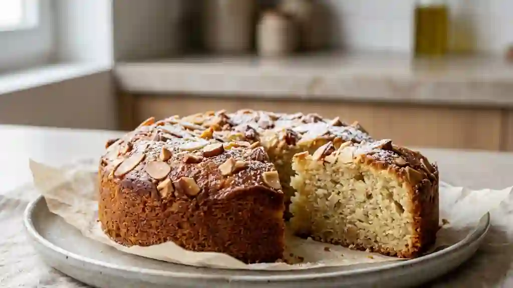 Gâteau croquant aux amandes et vanille - Photo de présentation