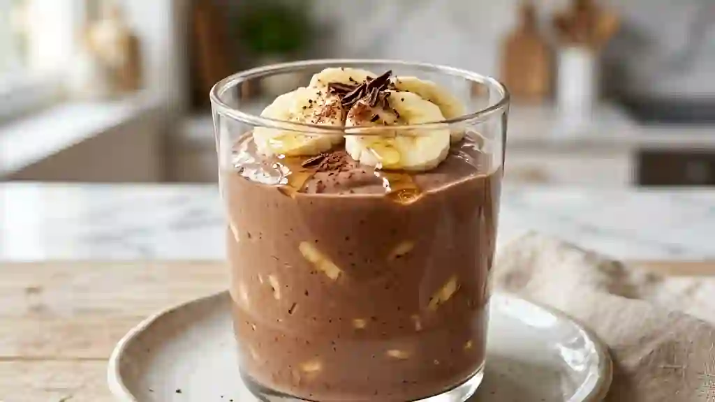 Crème onctueuse chocolat banane au miel - Photo de présentation