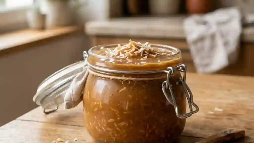 Dulce de leche coco crémeux et vanillé - Photo de présentation
