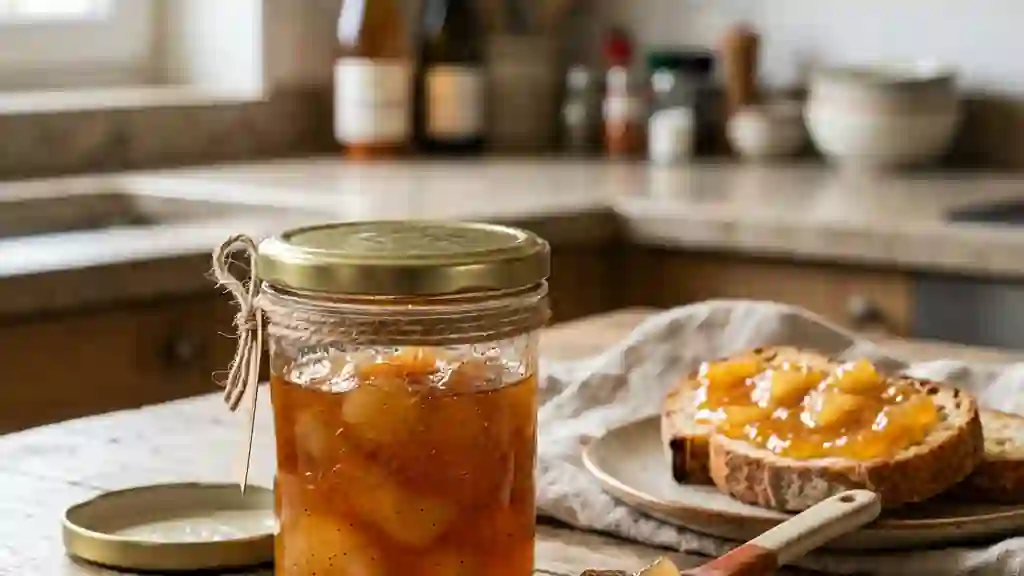 Confiture de poires fondantes au cidre - Photo de présentation