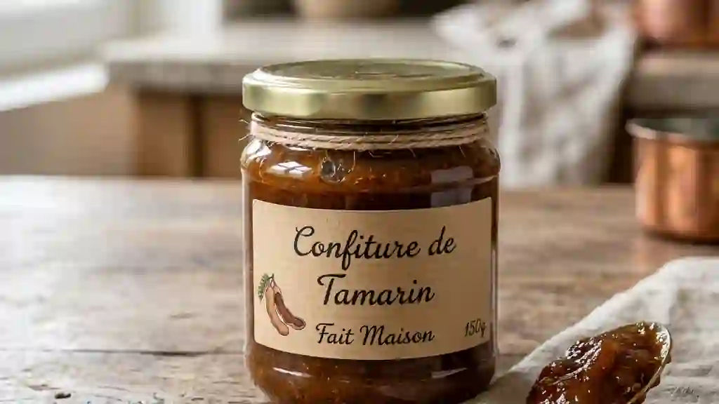 Confiture de tamarin onctueuse et acidulée - Photo de présentation