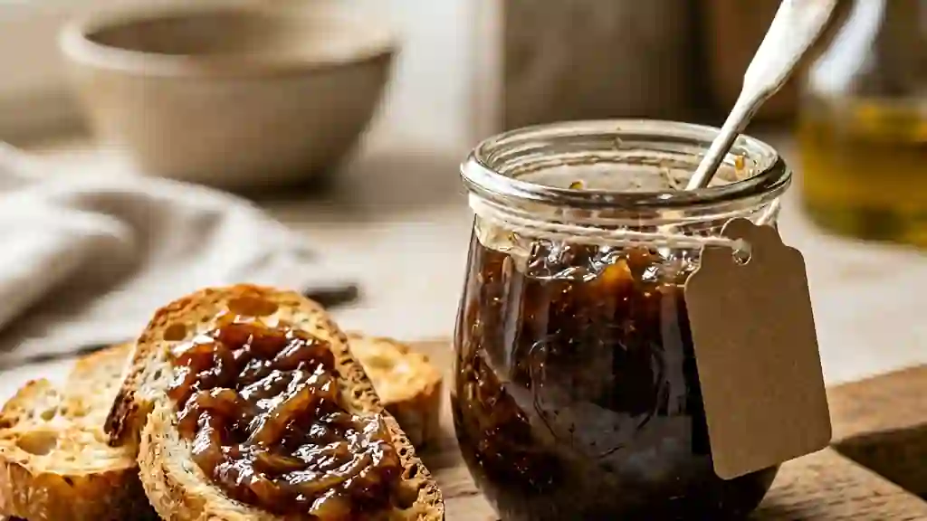 Confiture d'oignons fondante au balsamique - Photo de présentation