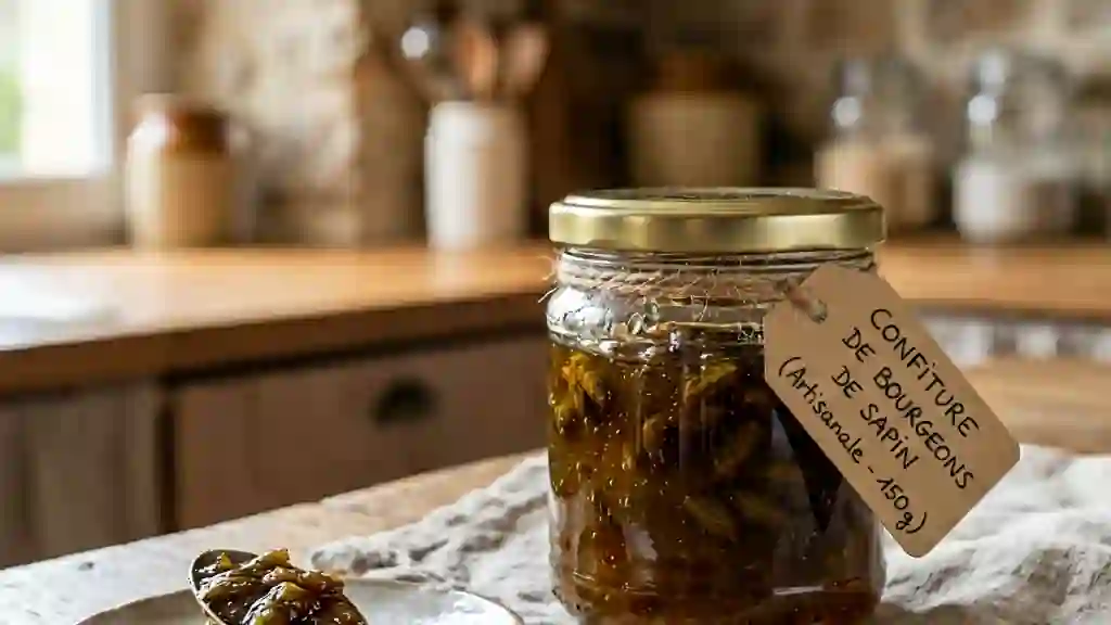 Gelée de bourgeons de sapin boisée - Photo de présentation