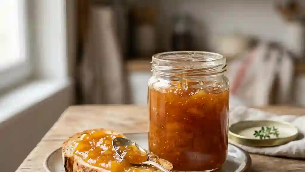 Confiture de coings onctueuse et ambrée - Photo de présentation