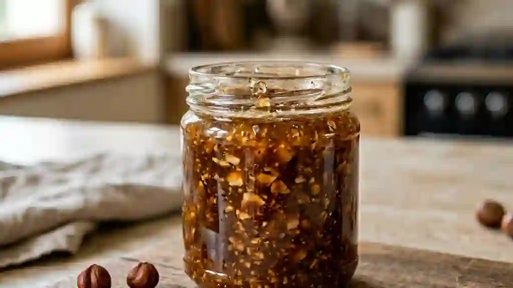 Tartinade de noisettes grillées et croquantes - Photo de présentation