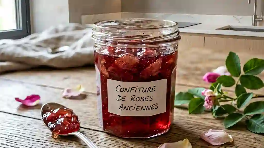 Confiture de roses anciennes fondante et parfumée - Photo de présentation