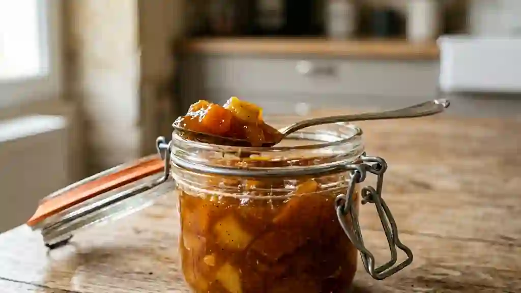 Confiture veloutée Potiron, Pomme et Vanille - Photo de présentation