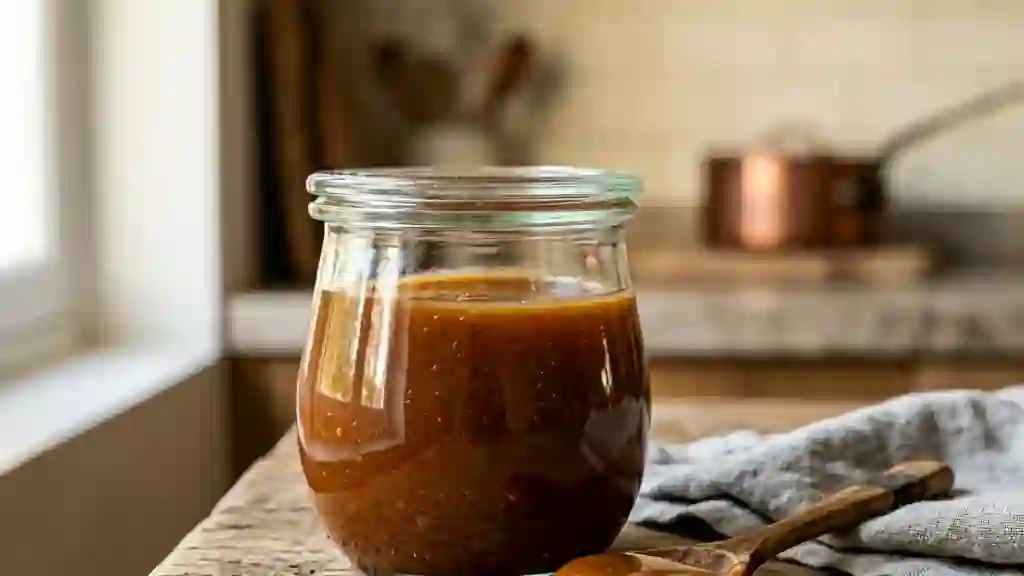 Caramel au beurre salé onctueux et fondant - Photo de présentation