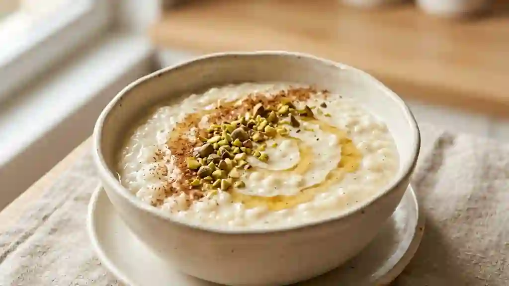 Crème de riz arménienne fondante - Photo de présentation