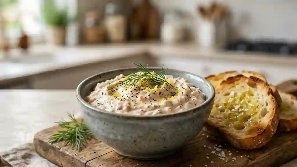 Mousse de truite fumée onctueuse et citronnée - Photo de présentation