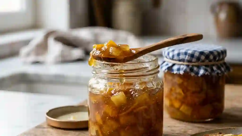 Marmelade fondante agrumes et pommes - Photo de présentation