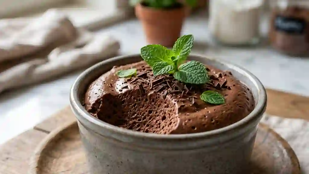 Mousse Chocolat Noir et Menthe Fraîche - Photo de présentation