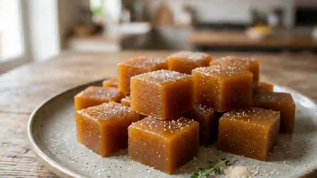 Pâte de pommes fondante et acidulée - Photo de présentation