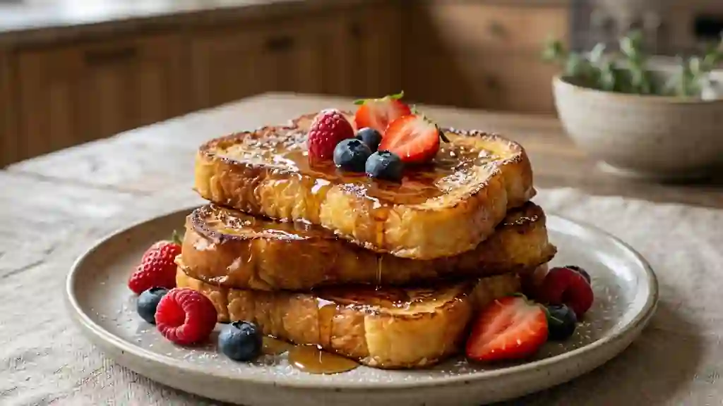 Pain Perdu Crousti-Moelleux au Beurre - Photo de présentation