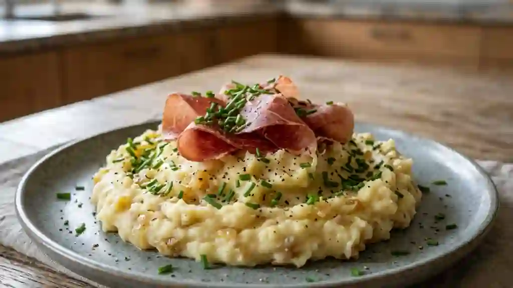Écrasé onctueux à la viande des Grisons - Photo de présentation