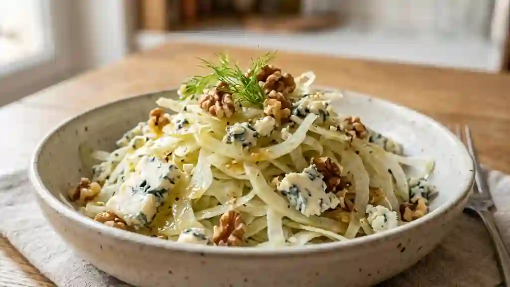 Fenouil croquant au Roquefort et Noix - Photo de présentation