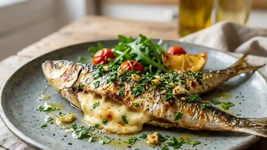Sardines rôties au cœur fondant et citron - Photo de présentation