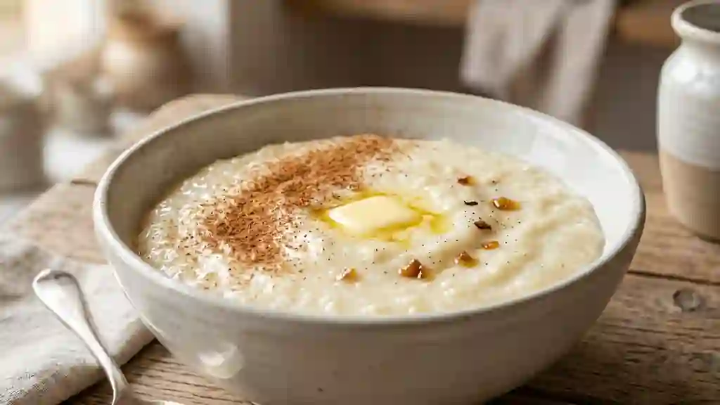 Semoule au lait onctueuse à la vanille - Photo de présentation