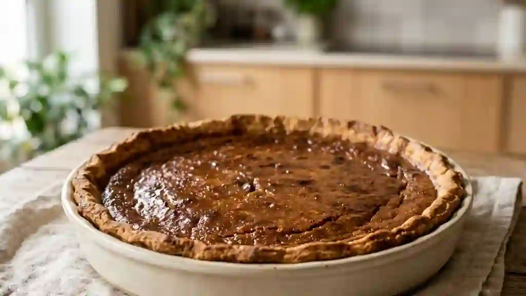Tarte onctueuse à la châtaigne et vanille - Photo de présentation
