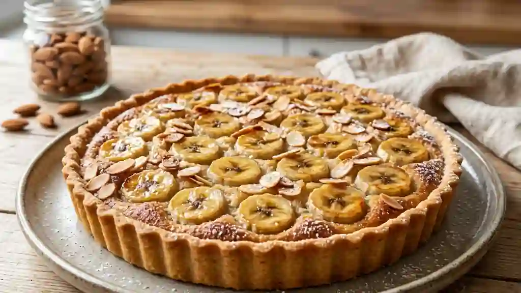 Tarte Amandine Banane et Vanille - Photo de présentation