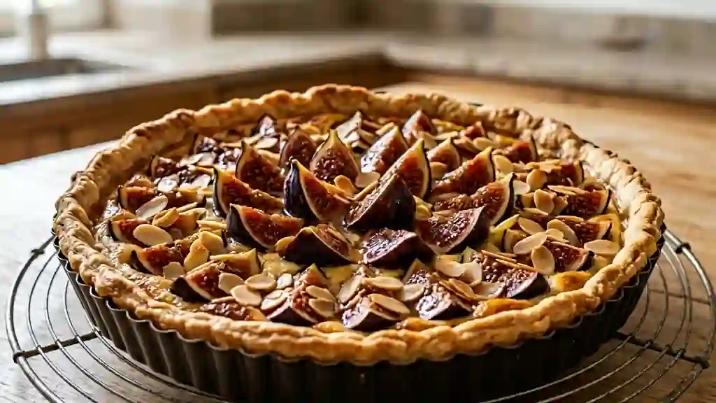 Tarte aux figues fondantes et miel - Photo de présentation