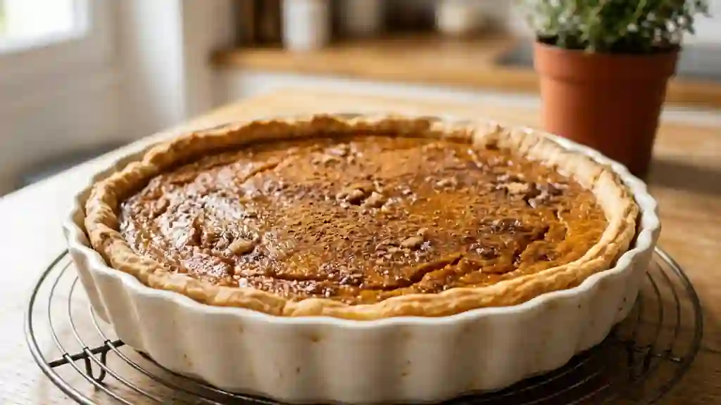 Tarte fondante au potiron et cannelle - Photo de présentation