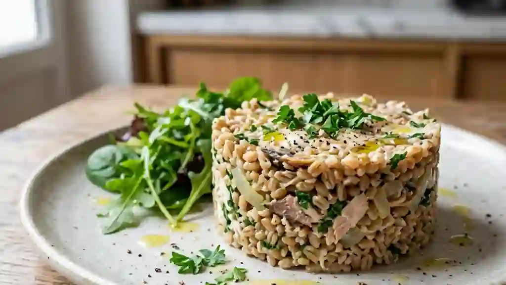 Timbale Fondante de Blé au Maquereau - Photo de présentation