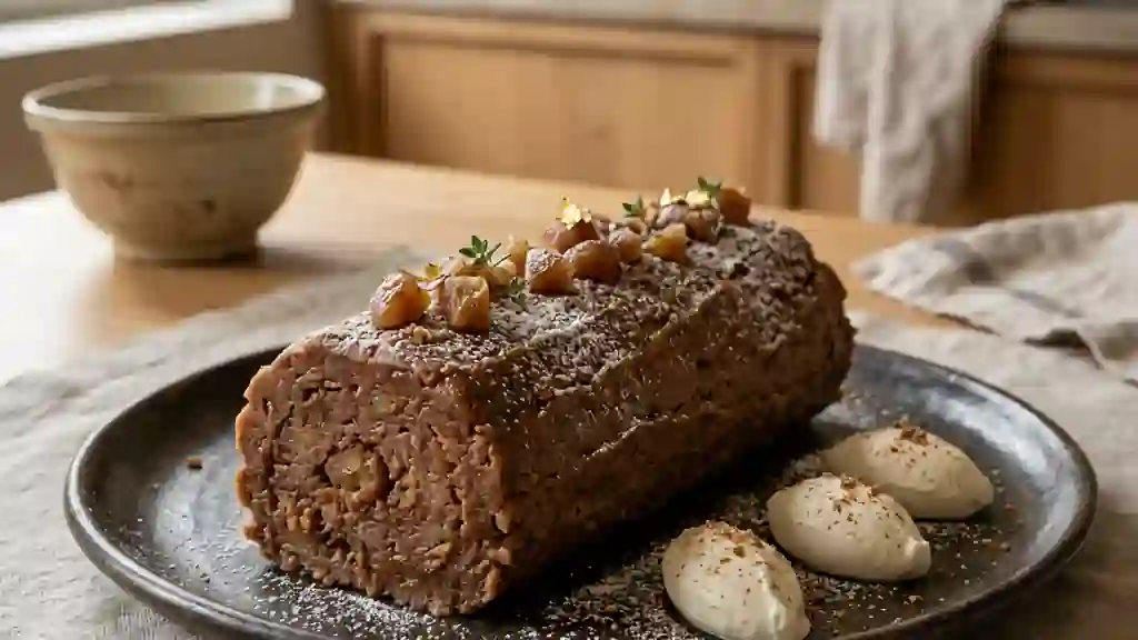 Torche aux marrons onctueuse et vanillée - Photo de présentation