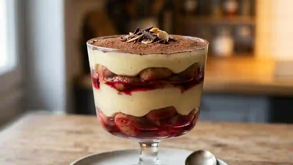 Zuppa Inglese Fondante à l'Alchermes - Photo de présentation