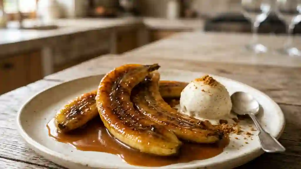 Bananes Beauharnais au Caramel Onctueux - Photo de présentation