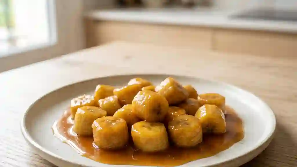 Bananes Malgaches Fondantes au Caramel - Photo de présentation
