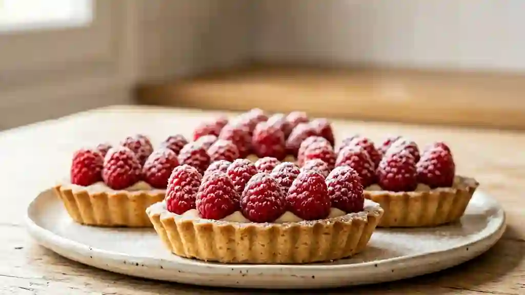 Barquettes Croustillantes Framboise et Vanille - Photo de présentation
