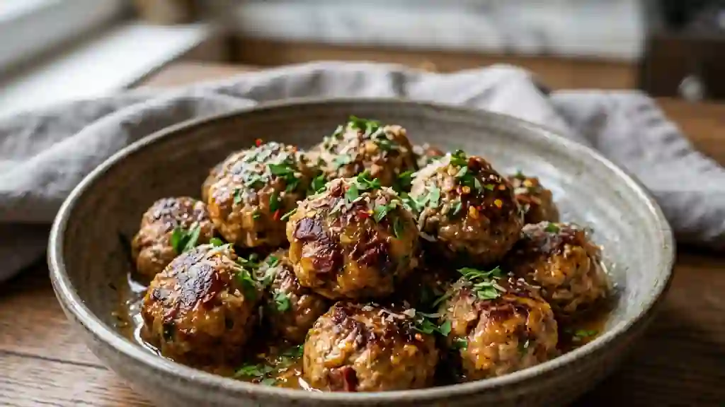 Boulettes de bœuf au chorizo fondant - Photo de présentation