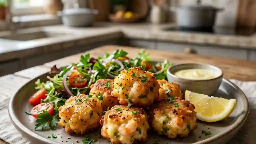 Boulettes de Crevettes Croustillantes au Gruyère - Photo de présentation