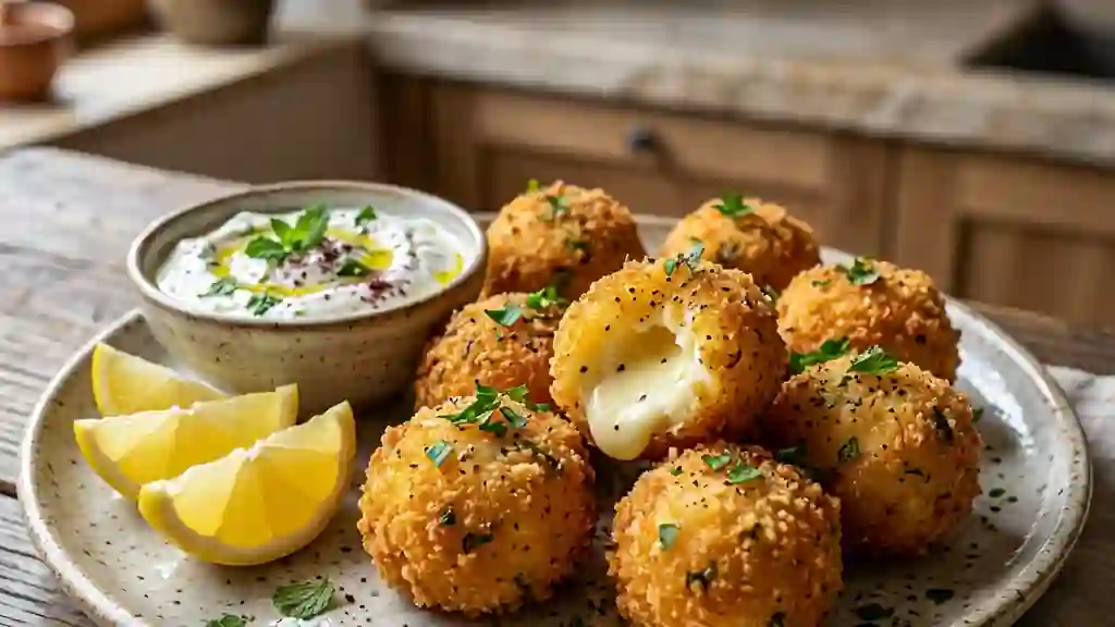 Croquettes d'Akkawi à la menthe fraîche - Photo de présentation