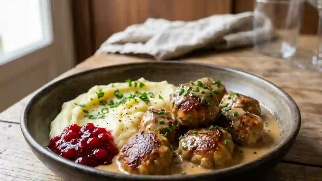 Boulettes suédoises fondantes à la crème - Photo de présentation