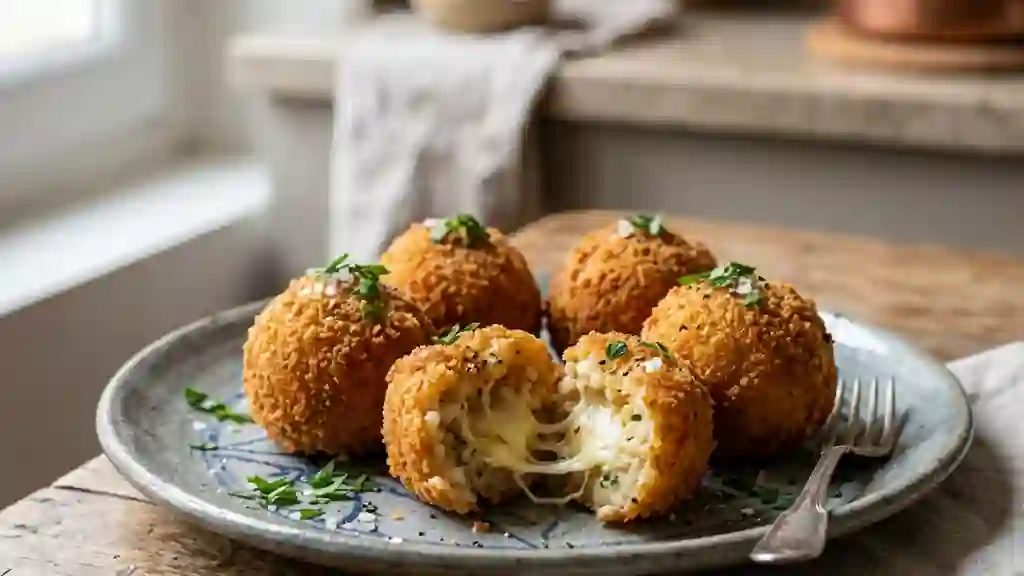 Arancini Dorés au Cœur Fondant - Photo de présentation