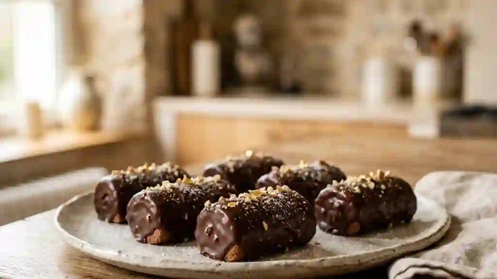 Bûchettes de Noël Fondantes au Chocolat - Photo de présentation