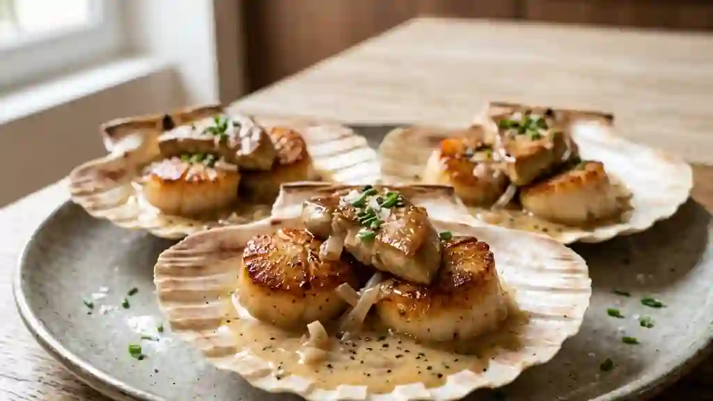 Saint-Jacques et Foie Gras Poêlés - Photo de présentation