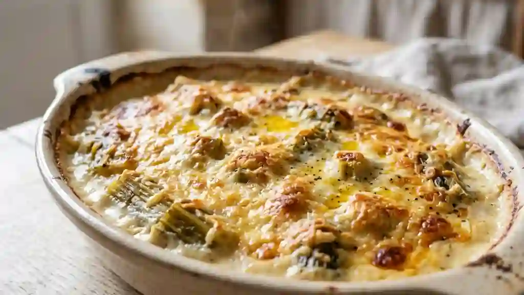 Blettes fondantes au fromage gratiné - Photo de présentation