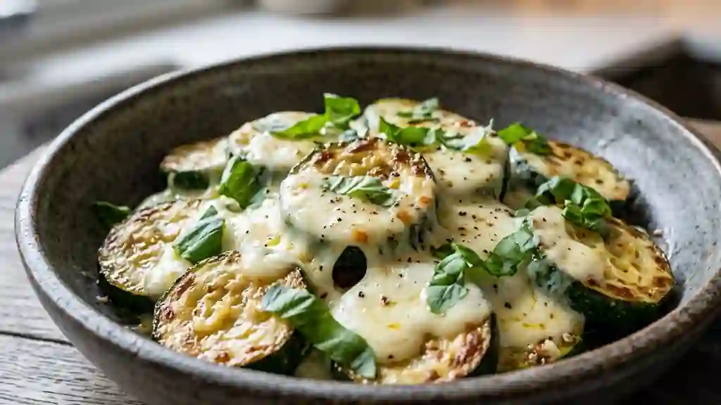 Courgettes Fondantes à la Mozzarella Filante - Photo de présentation