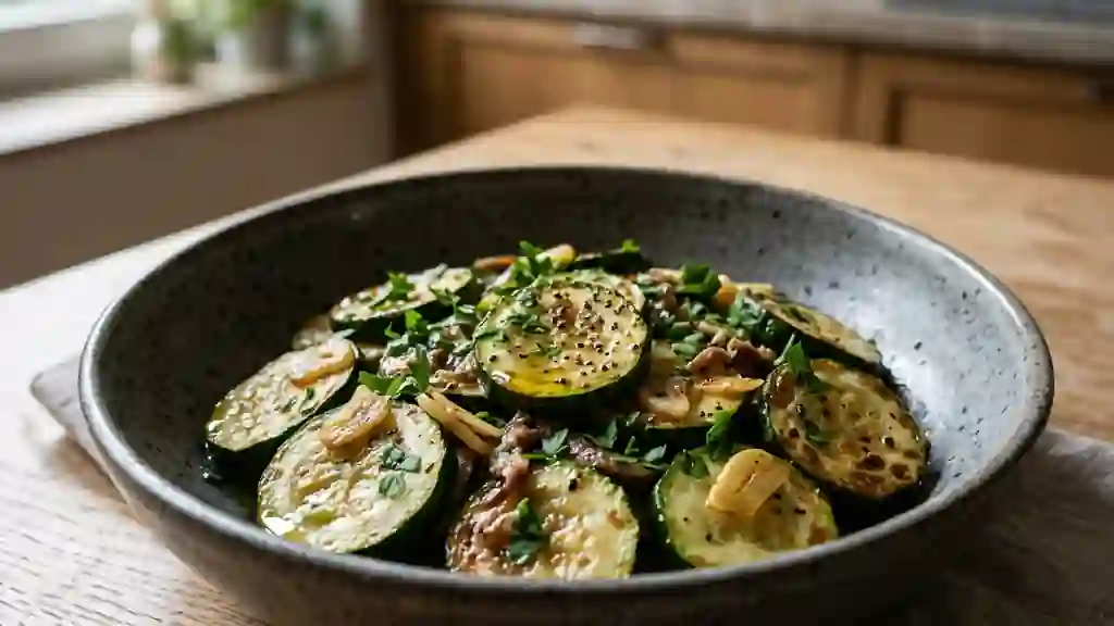 Courgettes Fondantes à l'Ail et aux Anchois - Photo de présentation