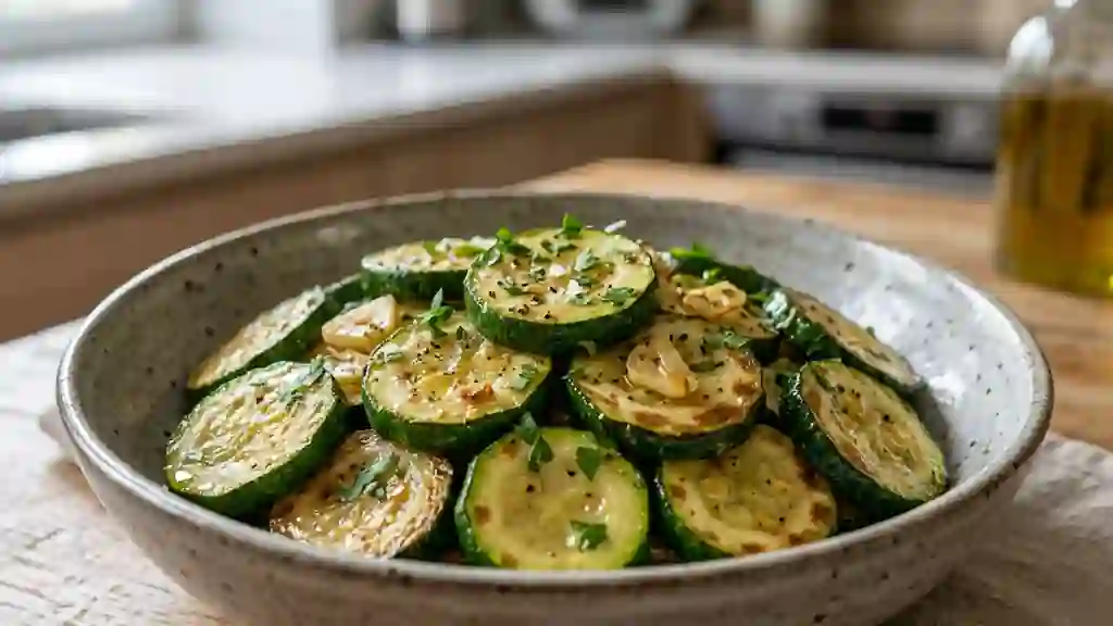 Courgettes Fondantes à l'Ail et l'Huile d'Olive - Photo de présentation