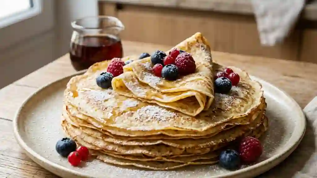 Crêpes Suisses Moelleuses et Fondantes - Photo de présentation